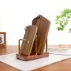 Personalized Wooden Cutting Board Stand-Utensil Holder,Kitchen Drying Organizer Rack,Housewarming,Anniversary Gift for Her,Couple Gift