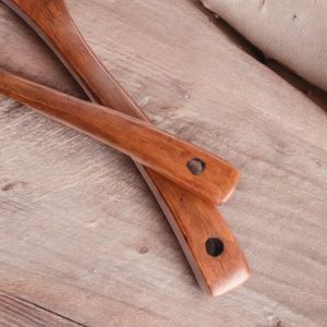 Handcrafted Wooden Ladle, Rustic Kitchen Utensil, Natural Wooden Soup Spoon, Eco-Friendly Cooking Tool, 25cm