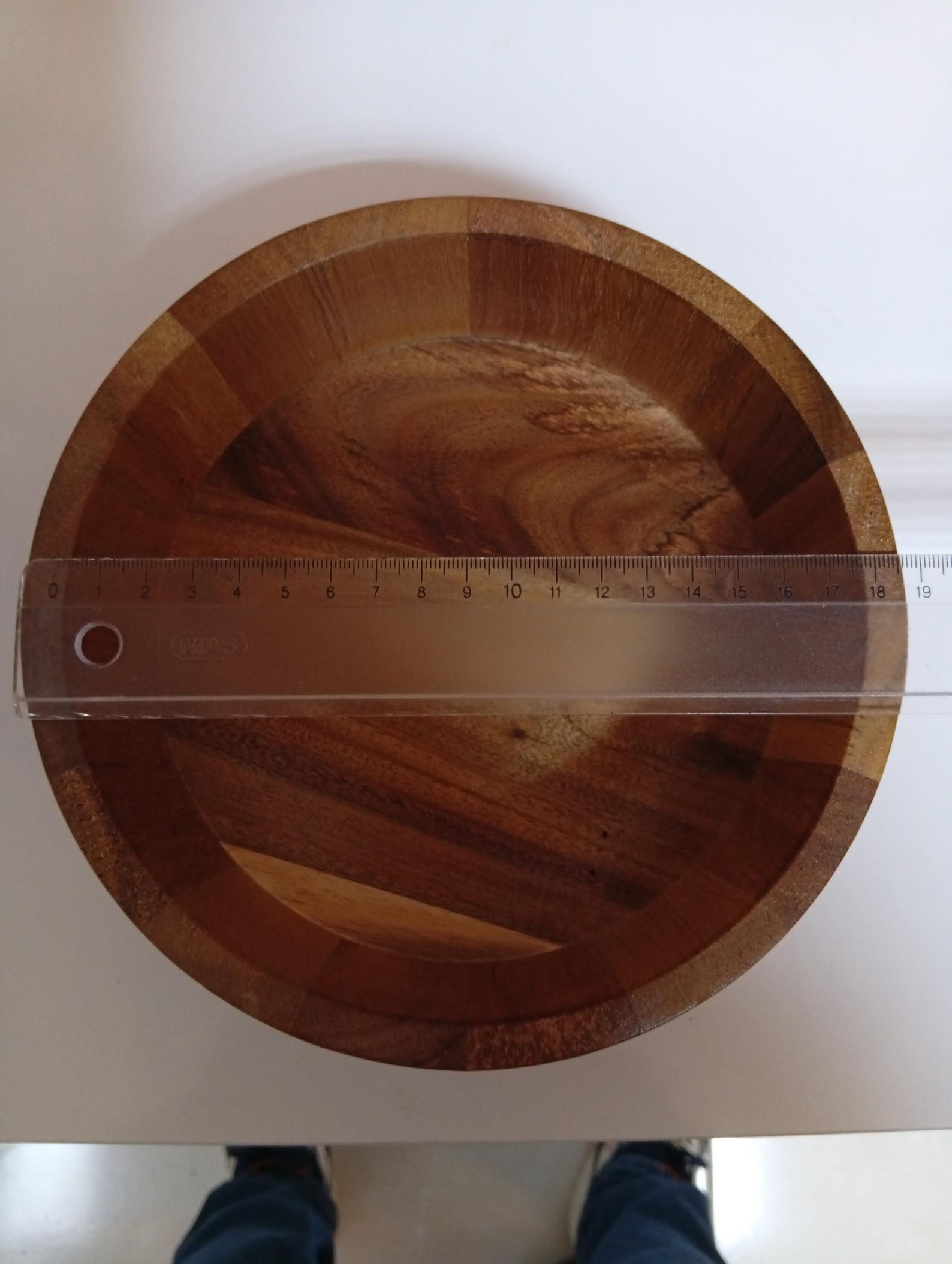 4483580589-img-7 Acacia Wood Salad Bowl Set, Olive Wood Servers, Magnetic Shakers, 7-Piece Rustic Kitchen