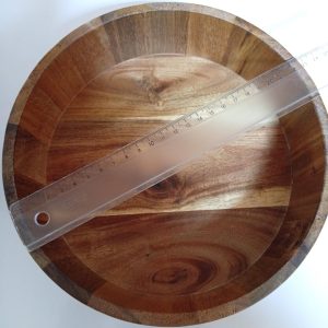 Acacia Wood Salad Bowl Set, Olive Wood Servers, Magnetic Shakers, 7-Piece Rustic Kitchen